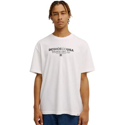 T-Shirt DC Shoes Heritage Font Blanc 2XL Homme T-Shirt DC Shoes Heritage Font Blanc 2XL Homme