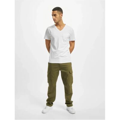 T-Shirt mit V-Ausschnitt DEF Blanc L Homme T-Shirt mit V-Ausschnitt DEF Blanc L Homme