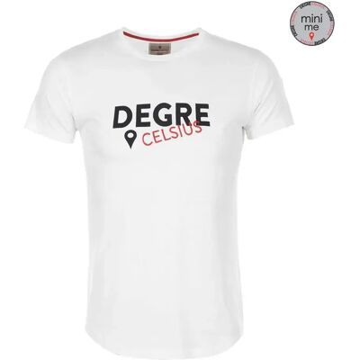 T-Shirt Degré Celsius Calogo Blanc XL Homme T-Shirt Degré Celsius Calogo Blanc XL Homme