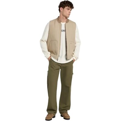 Ärmellose Weste Dickies Quilted Beige S Homme Ärmellose Weste Dickies Quilted Beige S Homme