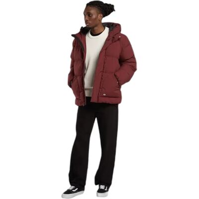 Daunenjacke mit Kapuze Dickies Eagleville Rouge L Homme Daunenjacke mit Kapuze Dickies Eagleville Rouge L Homme