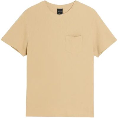 T-Shirt Diverse Waffle Summer Beige 2XL Homme T-Shirt Diverse Waffle Summer Beige 2XL Homme
