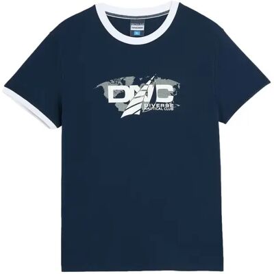 T-Shirt Aus Baumwolle Mit Nautischem Druck Diverse Kraken 263 Bleu L Homme T-Shirt Aus Baumwolle Mit Nautischem Druck Diverse Kraken 263 Bleu L Homme