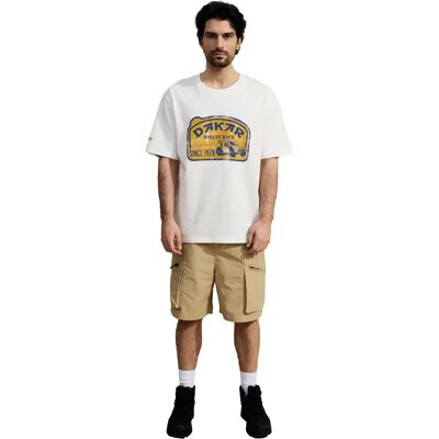 T-Shirt Diverse DKR Driver Blanc 2XL Homme T-Shirt Diverse DKR Driver Blanc 2XL Homme
