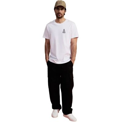 T-Shirt Diverse DKR Logo SMW263 Blanc 2XL Homme T-Shirt Diverse DKR Logo SMW263 Blanc 2XL Homme
