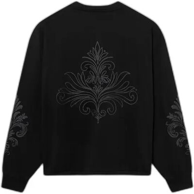 Langarm-T-Shirt Don't Waste Culture Yorika Noir L Homme Langarm-T-Shirt Don't Waste Culture Yorika Noir L Homme