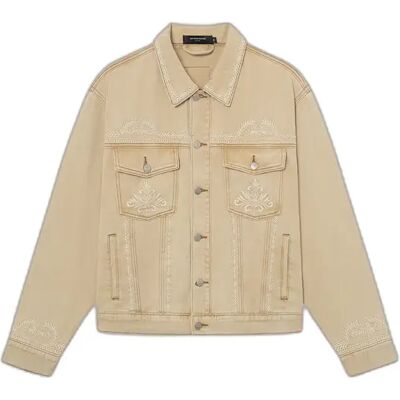 Jeansjacke Don't Waste Culture Lioren Marron M Homme Jeansjacke Don't Waste Culture Lioren Marron M Homme
