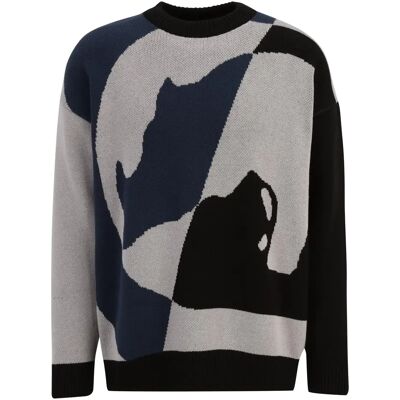 Ecko Unltd. Rundhals-Pullover Noir 2XL Homme Ecko Unltd. Rundhals-Pullover Noir 2XL Homme