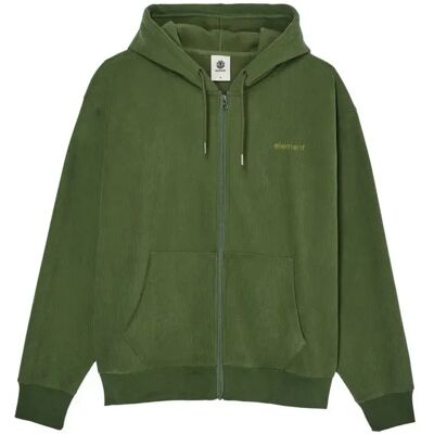 Kapuzensweatshirt mit Reißverschluss Element Lowcase Corduroy Vert XS Homme Kapuzensweatshirt mit Reißverschluss Element Lowcase Corduroy Vert XS Homme