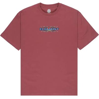 T-Shirt Element Eaxe Rouge L Homme T-Shirt Element Eaxe Rouge L Homme