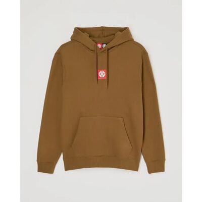 Sweatshirt mit quadratischem Logo Element Marron M Homme Sweatshirt mit quadratischem Logo Element Marron M Homme