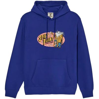Kapuzensweatshirt Element Timber Carry Bleu L Homme Kapuzensweatshirt Element Timber Carry Bleu L Homme