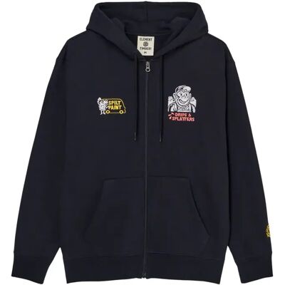 Kapuzensweatshirt mit Reißverschluss Element Timber Monkey Noir S Homme Kapuzensweatshirt mit Reißverschluss Element Timber Monkey Noir S Homme