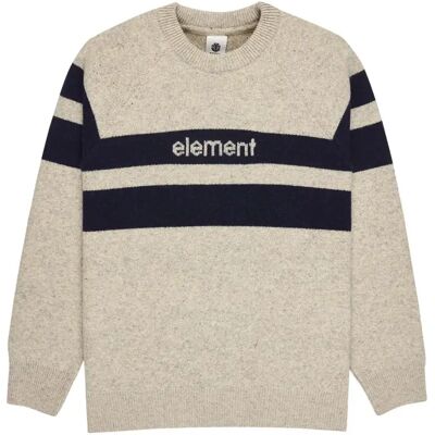 Pullover mit Rundhalsausschnitt Element 2000S Rib Beige XL Homme Pullover mit Rundhalsausschnitt Element 2000S Rib Beige XL Homme