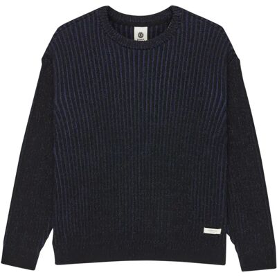 Pullover mit Rundhalsausschnitt Element 2Tone Rib Bleu M Homme Pullover mit Rundhalsausschnitt Element 2Tone Rib Bleu M Homme