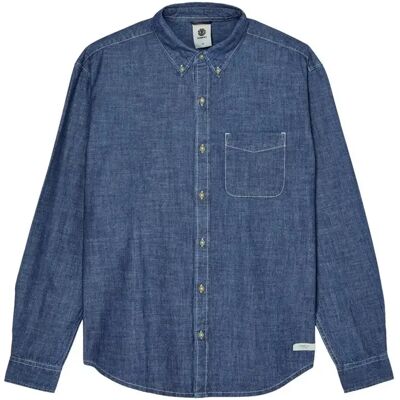Hemd Element Chambray Bleu M Homme Hemd Element Chambray Bleu M Homme