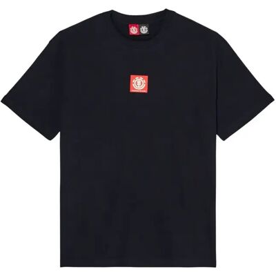 T-Shirt mit quadratischem Logo Element Noir S Homme T-Shirt mit quadratischem Logo Element Noir S Homme