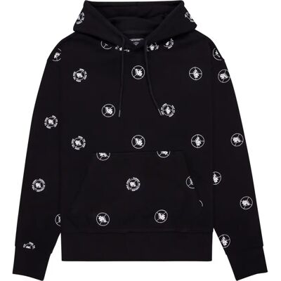 Kapuzen-Sweatshirt Element Pexe Polka Noir XL Homme Kapuzen-Sweatshirt Element Pexe Polka Noir XL Homme