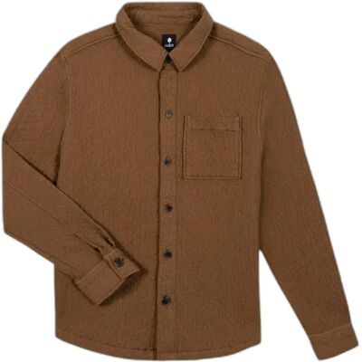 Hemd Faguo Gastine Marron S Homme Hemd Faguo Gastine Marron S Homme