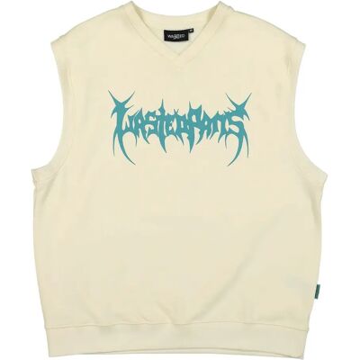 Ärmelloses Sweatshirt Wasted Paris Mortem Beige XS Homme Ärmelloses Sweatshirt Wasted Paris Mortem Beige XS Homme