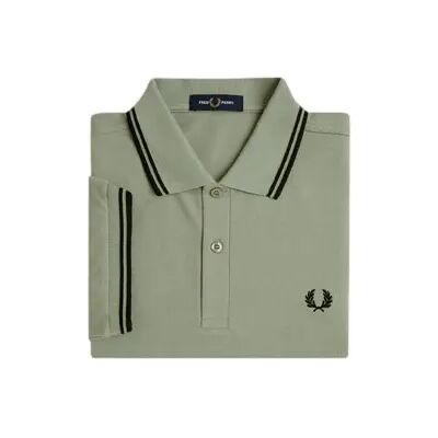 Polo mit doppeltem Piping Fred Perry Vert S Homme Polo mit doppeltem Piping Fred Perry Vert S Homme