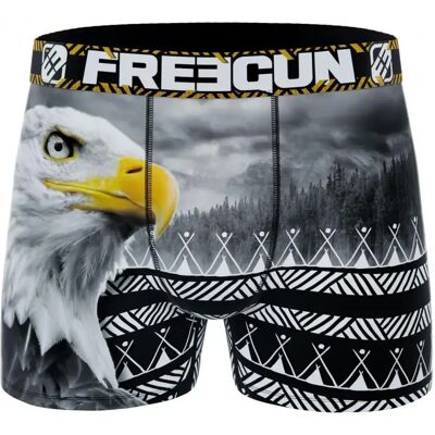 Boxer Freegun Savage Animals Eagle Gris M Homme Boxer Freegun Savage Animals Eagle Gris M Homme