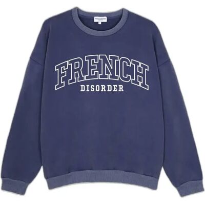 Sweatshirt French Disorder Brady Bleu M Homme Sweatshirt French Disorder Brady Bleu M Homme