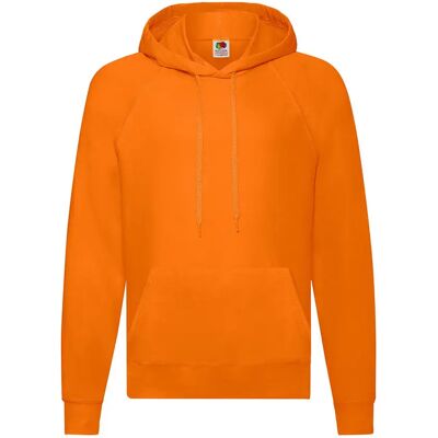 Leichtes Kapuzensweatshirt Fruit of the Loom Orange M Homme Leichtes Kapuzensweatshirt Fruit of the Loom Orange M Homme