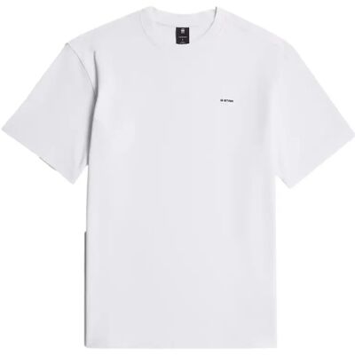 T-Shirt G-Star True Regular Blanc XS Homme T-Shirt G-Star True Regular Blanc XS Homme