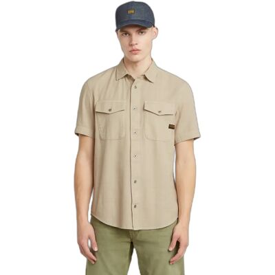 Hemd G-Star Marine Beige S Homme Hemd G-Star Marine Beige S Homme