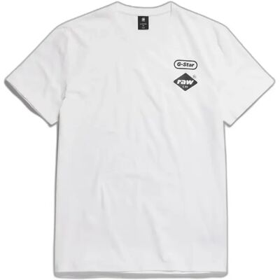 T-Shirt mit langen Ärmeln G-Star Chest Blanc XS Homme T-Shirt mit langen Ärmeln G-Star Chest Blanc XS Homme