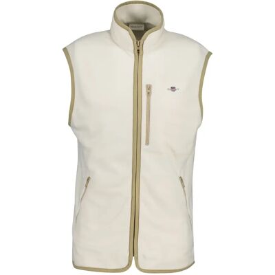 Fleecejacke Gant Micro Blanc S Homme Fleecejacke Gant Micro Blanc S Homme