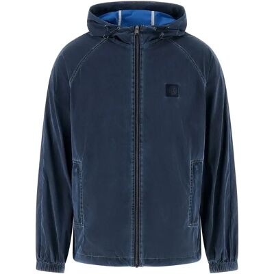 Hoodie Guess Marine Bleu L Homme Hoodie Guess Marine Bleu L Homme
