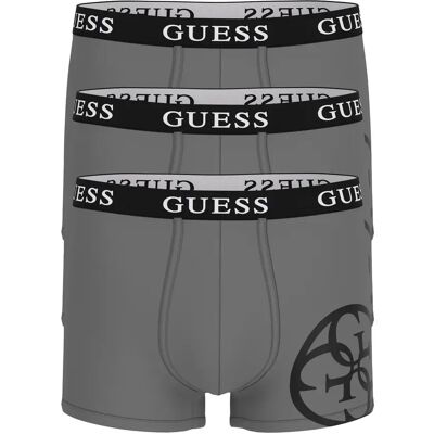 Boxer Guess Placed Logo (x3) Noir S Homme Boxer Guess Placed Logo (x3) Noir S Homme