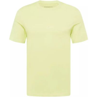 Jersey-T-Shirt Guess Aidy Vert L Homme Jersey-T-Shirt Guess Aidy Vert L Homme
