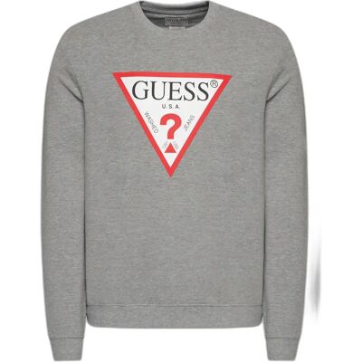Fleece Guess Audley CN Gris L Homme Fleece Guess Audley CN Gris L Homme