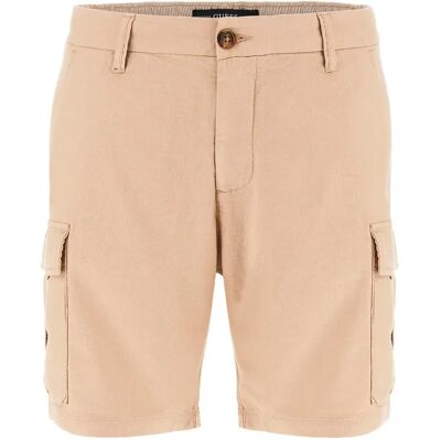 Cargo Shorts Guess Otis Herringbone Beige 34 Homme Cargo Shorts Guess Otis Herringbone Beige 34 Homme