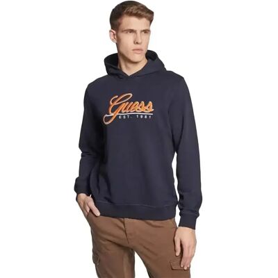 Kapuzenpullover Guess Beau Bleu 2XL Homme Kapuzenpullover Guess Beau Bleu 2XL Homme