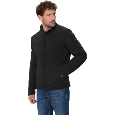 Daunenjacke Guess Biker Noir S Homme Daunenjacke Guess Biker Noir S Homme