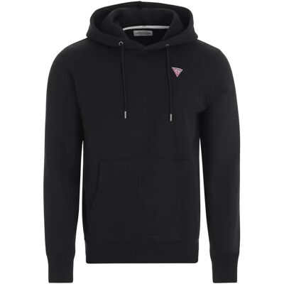 Slim Hoodie Mini-Dreieck Guess Noir S Homme Slim Hoodie Mini-Dreieck Guess Noir S Homme