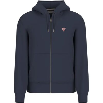 Slim Fit Kapuzenjacke mit Mini-Dreieck Guess Bleu M Homme Slim Fit Kapuzenjacke mit Mini-Dreieck Guess Bleu M Homme