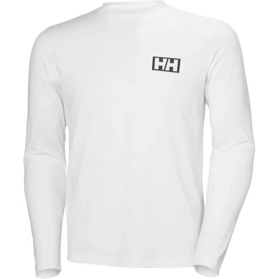 Langarmtrikot Helly Hansen Skog Graphic Blanc 2XL Homme Langarmtrikot Helly Hansen Skog Graphic Blanc 2XL Homme