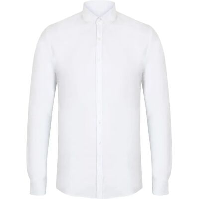 Oxford-Hemd Henbury Slim Fit Blanc L Homme Oxford-Hemd Henbury Slim Fit Blanc L Homme