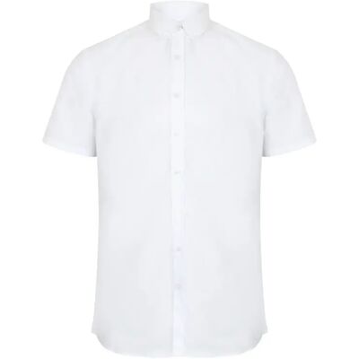 Oxford-Hemd Henbury Regular Fit Blanc 4XL Homme Oxford-Hemd Henbury Regular Fit Blanc 4XL Homme