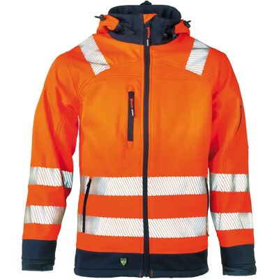 Sichtbare Softshell-Jacke Herock Gregor Orange S Mixte Sichtbare Softshell-Jacke Herock Gregor Orange S Mixte