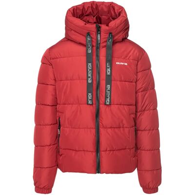 Daunenjacke mit Kapuze und Reißverschluss Iguana Winter Jacket Rouge S Homme Daunenjacke mit Kapuze und Reißverschluss Iguana Winter Jacket Rouge S Homme