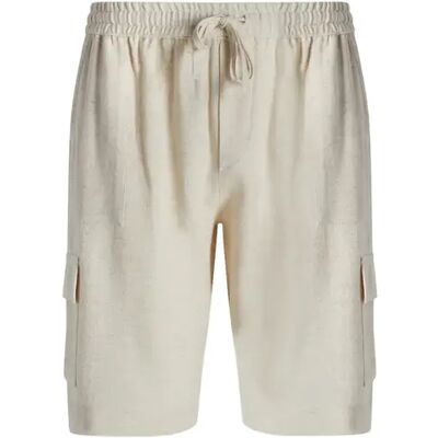 Leinen-Cargo-Shorts Ikikiz Blanc M Homme Leinen-Cargo-Shorts Ikikiz Blanc M Homme