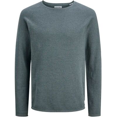 Pullover mit Rundhalsausschnitt Jack & Jones Hill Noos Gris 2XL Homme Pullover mit Rundhalsausschnitt Jack & Jones Hill Noos Gris 2XL Homme