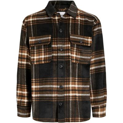 Überhemd Jack & Jones Ebradley Ollie Marron XL Homme Überhemd Jack & Jones Ebradley Ollie Marron XL Homme