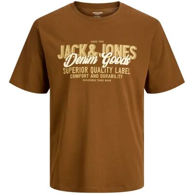 T-Shirt Jack & Jones Marron S Homme T-Shirt Jack & Jones Marron S Homme